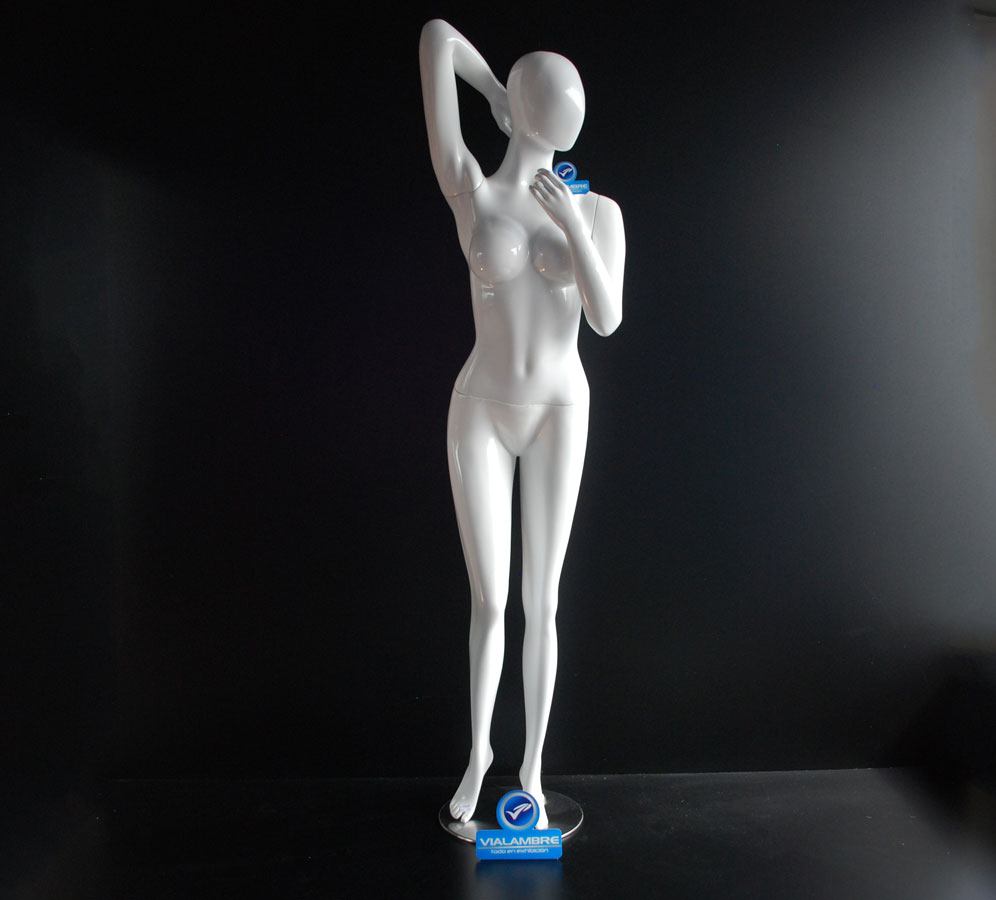 Maniqui dama C.C. androide base F.V. base acero 285341