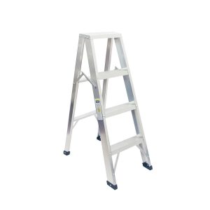 Escalera Aluminio Tipo Tijera de 4 Pasos