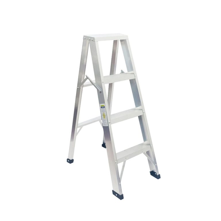 Escalera Aluminio Tipo Tijera de 4 Pasos