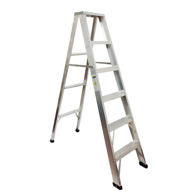 Escalera tipo tijera de 6 pasos