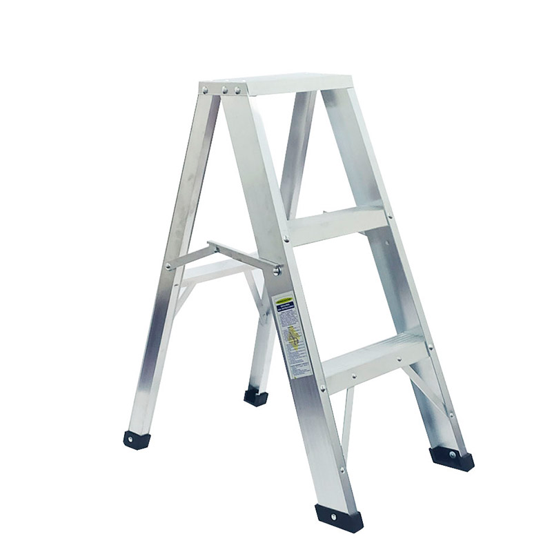 02 36346 Escalera tipo tijera 3 pasos Aluminio sencilla