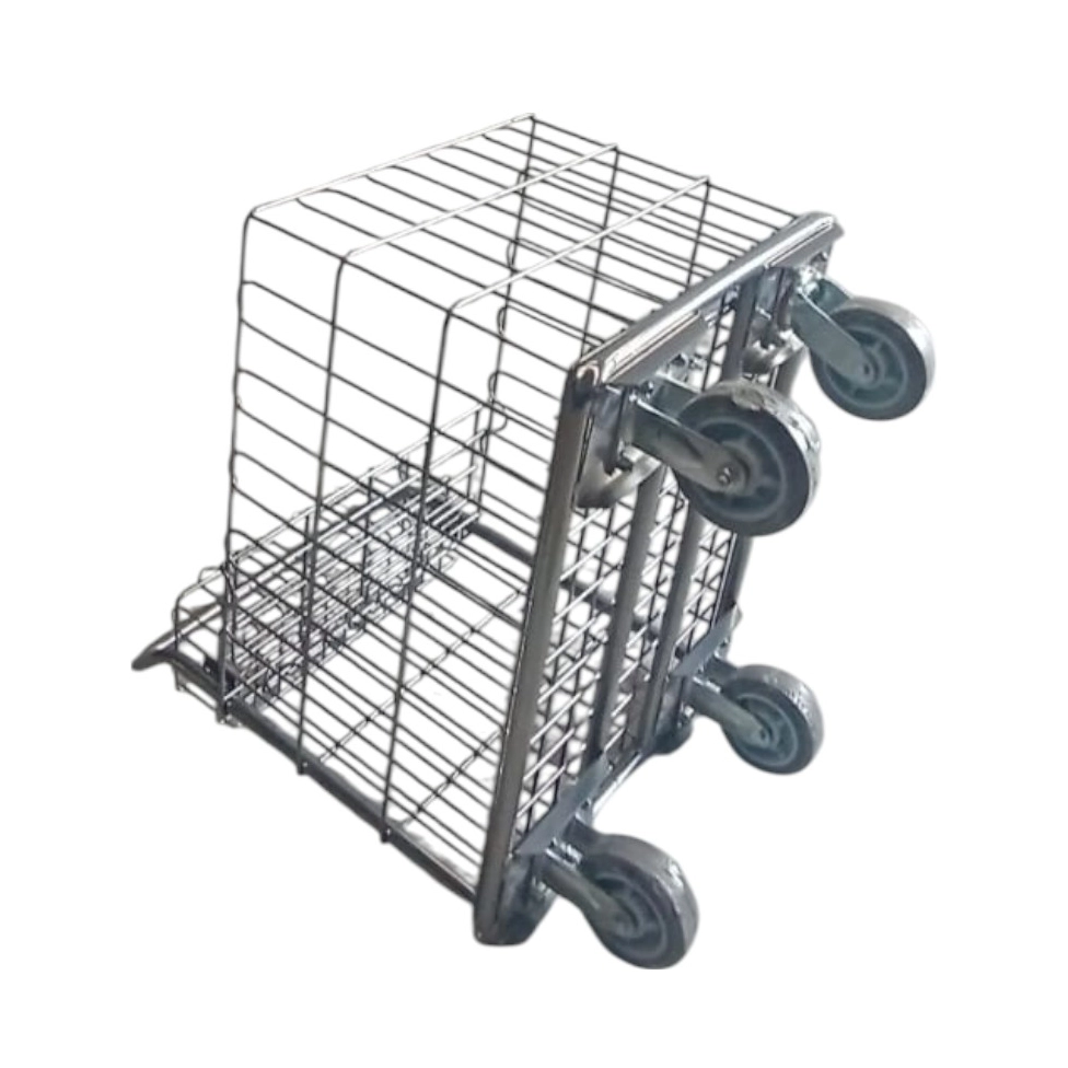 carro sacapaquetes con canasta