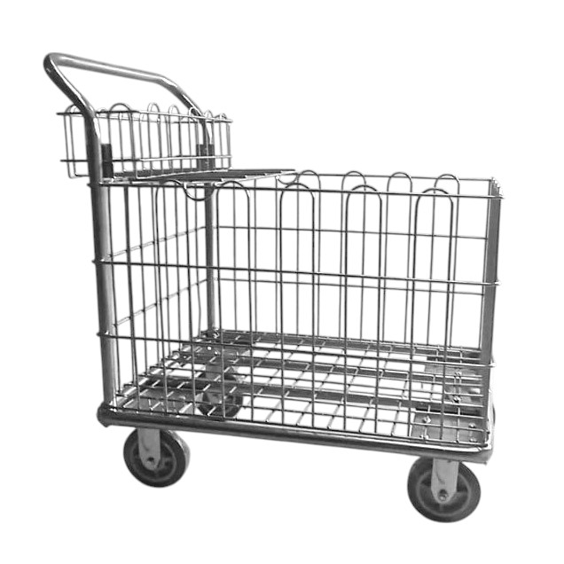 carro sacapaquetes con canasta