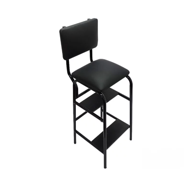 Silla escalera tapizado y acolchada