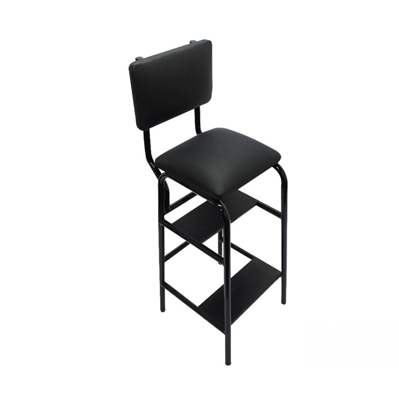 Silla escalera tapizado y acolchada