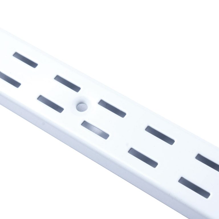 Cremallera tipo c blanca para pared