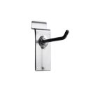 Rack interline para panel ranurado de 5 cm cromado