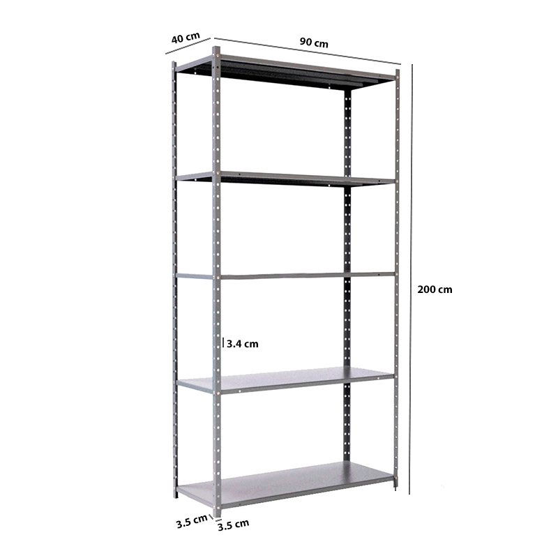 estanteria de 90x200x40