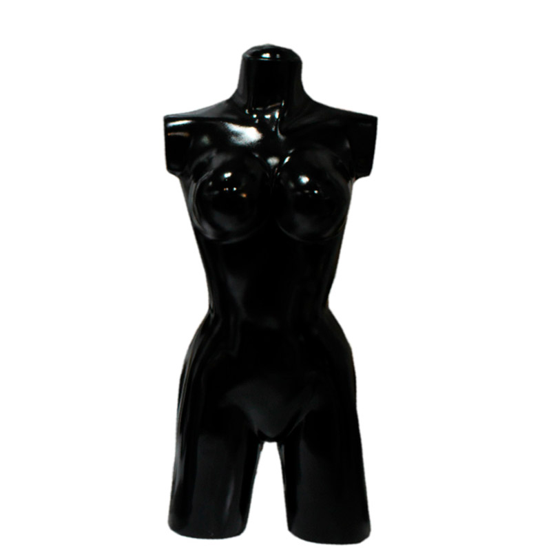 28522 004 maniquie mujer tronco recto negro