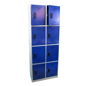 Locker metálico de 8 puestos