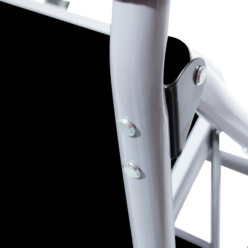 4 13795 Escalera 2 pasos plegable gris