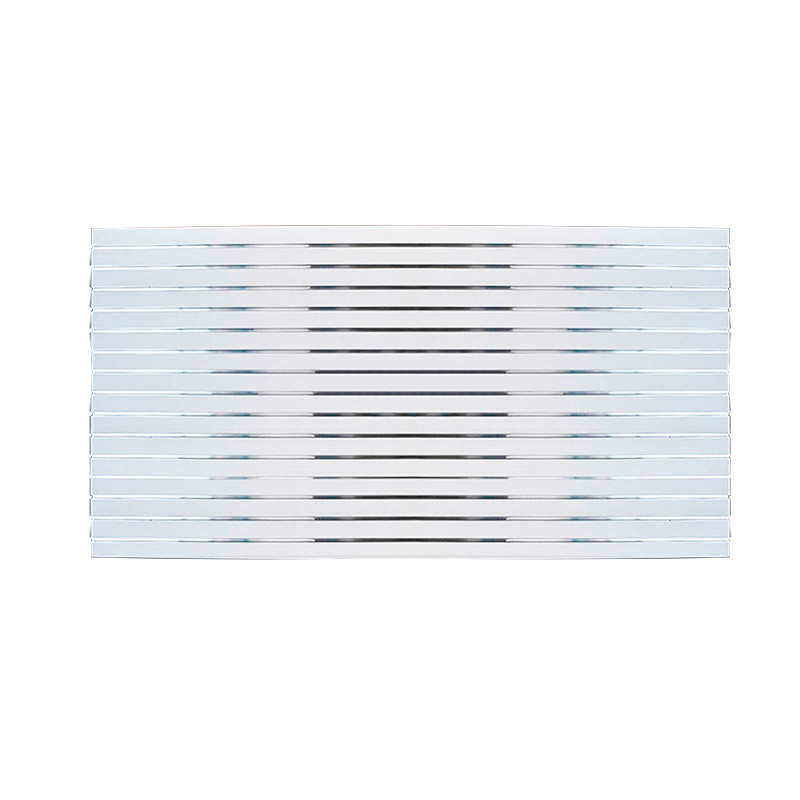 513 Panel ranurado blanco con perfiles 244 122