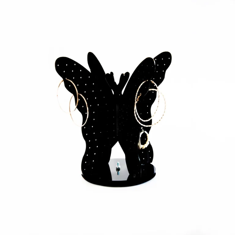 Acrílico aretes mariposa