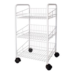 Carro auxiliar cocina de 3 canastas