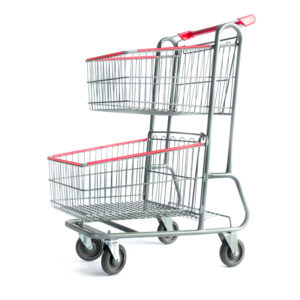 Carro Doble Canasta Metálico
