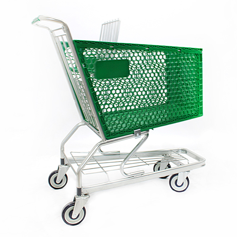 Carro De Supermercado Plastico Verde Ref. 38105 1