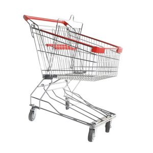 Carro Autoservicio Pinino Metálico Cromado 90 Litros