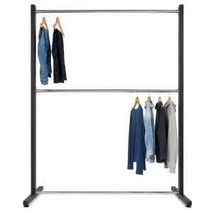 Exhibidor Burro de ropa Metálico EI 100 de 200*150