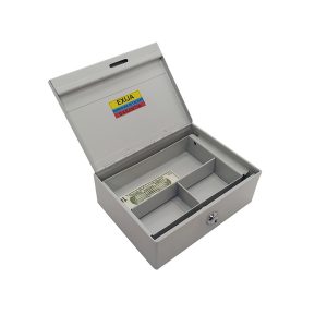 Caja para dinero gris