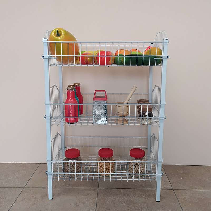 Organizador coquito de 3 canastas pintado