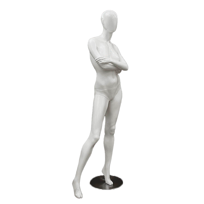 Maniquí sin rostro blanco