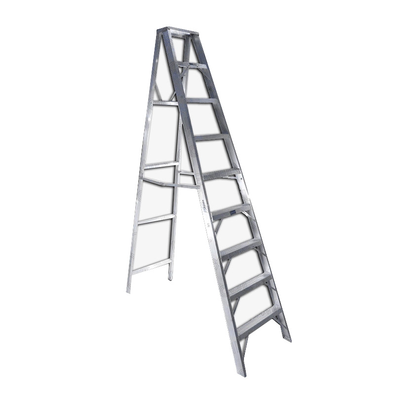 escalera en aluminio tipo tijera emma 9 pasos