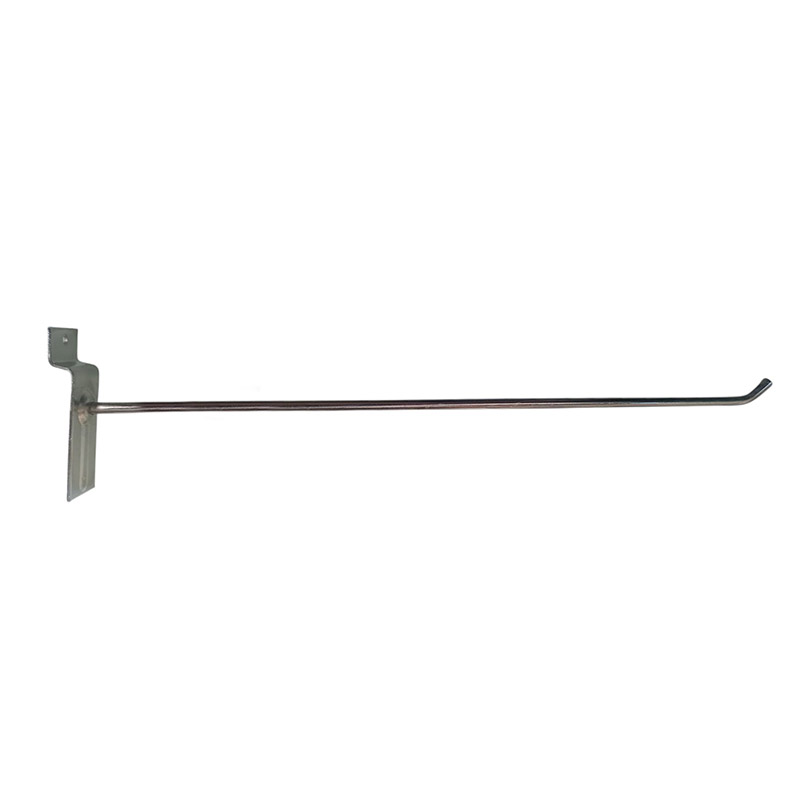 Rack interline para panel ranurado de 20 cm cromado