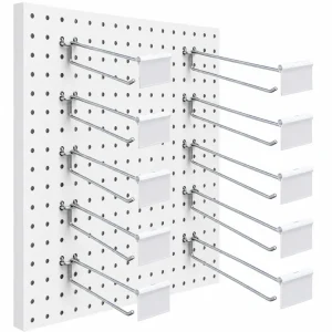 Rack Madeflex Doble 15 cm Cromado con Porta Precio