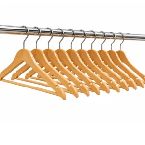 ganchos de madera con puente x 10 unidades vialambre