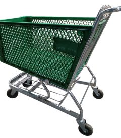 Carros supermercado plástico de 180 litros