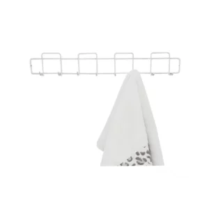 Perchero de pared blanco 8 servicios
