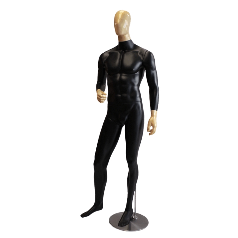 Maniquí de hombre negro