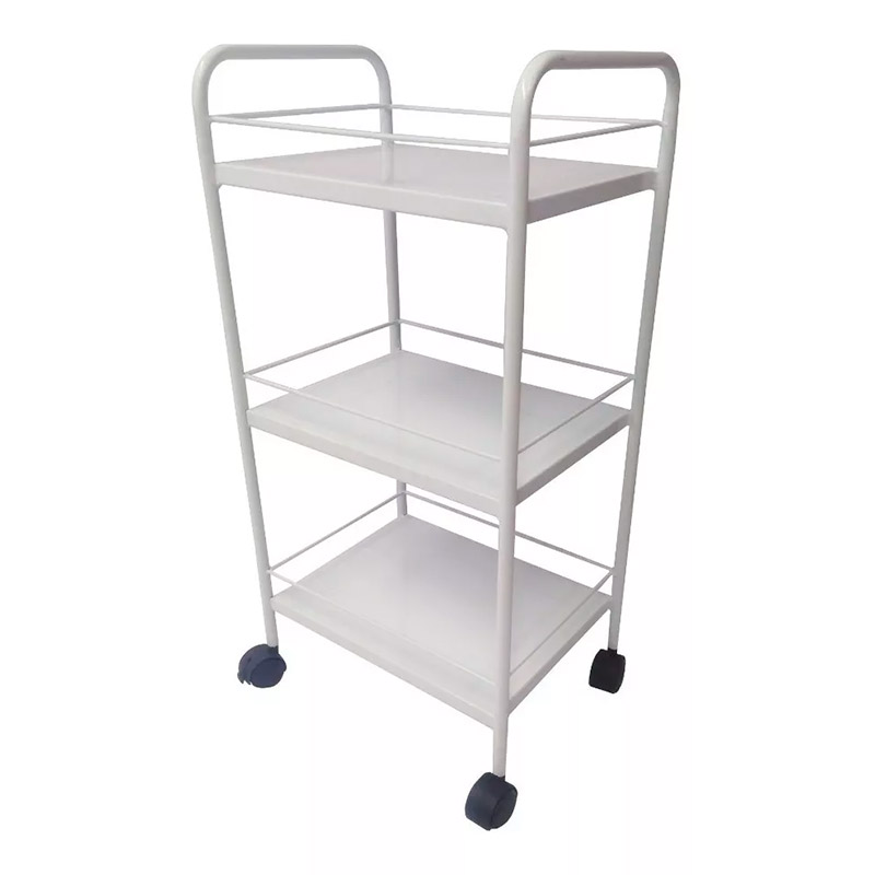 Mesa auxiliar con ruedas pequeña 3 entrepaños