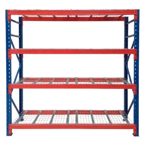 Estantería metálica pesada de 4 niveles